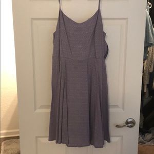Old navy midi purple flower dress